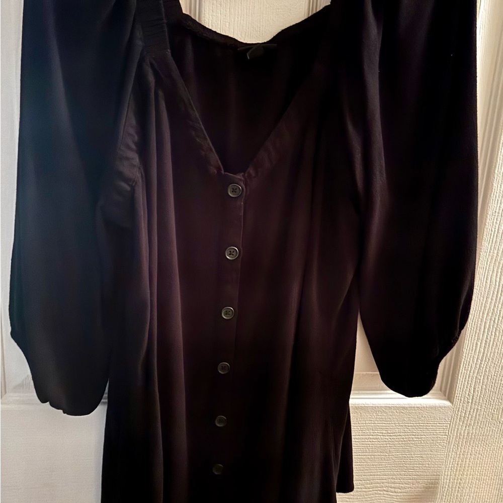 Torrid Black Long Sleeve Button Shirt